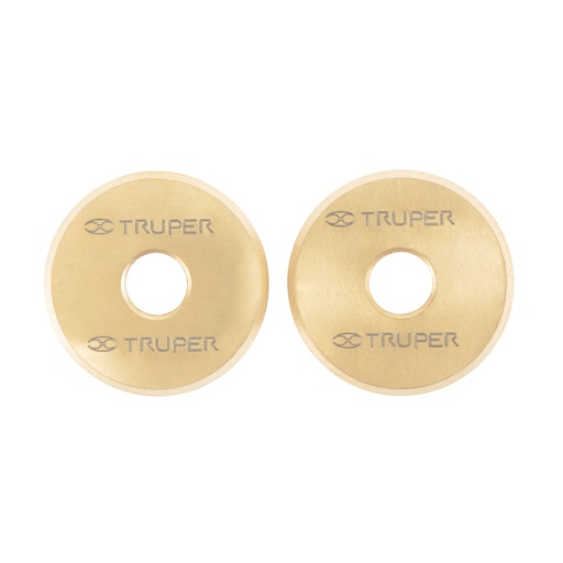 [12936] Repuesto 2 cuchillas titanio para cortador, 22 mm, TRUPER REP-CAZ-2