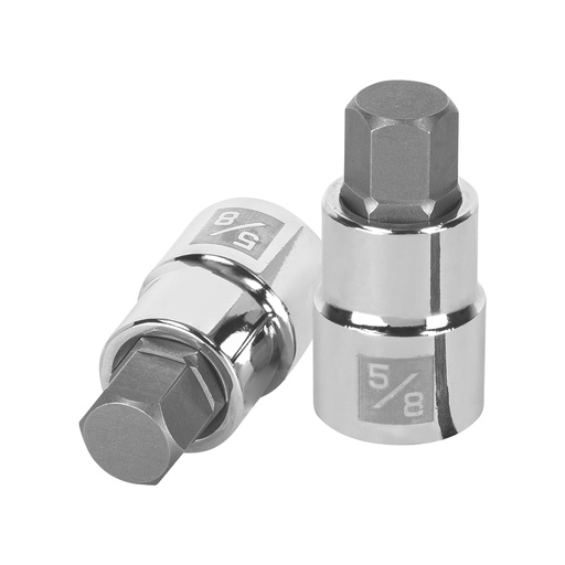[13257] Dado punta hexagonal de 5/8', cuadro 1/2', TRUPER D-1241-5/8