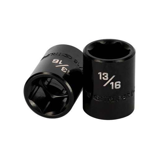 [13382] Dado de impacto de 13/16', 6 puntas, cuadro 1/2', TRUPER D-7426-H