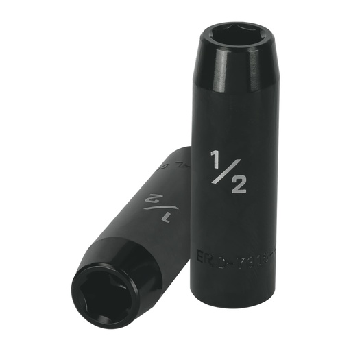 [13388] Dado largo impacto de 1/2', 6 puntas, cuadro 1/2', TRUPER D-7316-HL