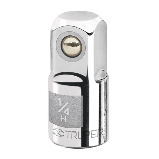 [13417] Adaptador para matraca de cuadro 1/4' a cuadro 3/8', TRUPER A-5256