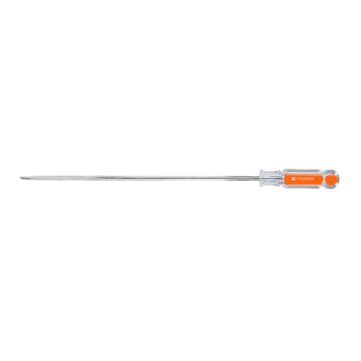 [14047] Desarmador cabinet 1/4' x 12' mango de acetato, TRUPER DG-1/4X12