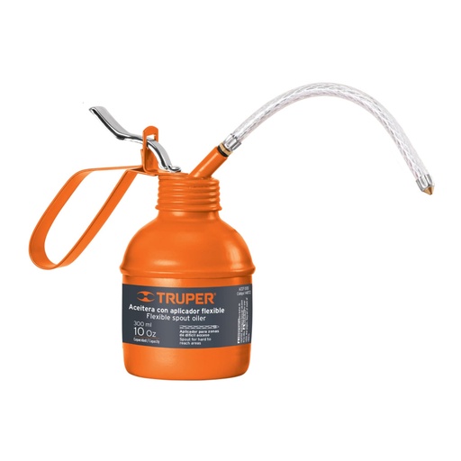 [14872] Aceitera de 300 ml (10 oz) con aplicador flexible, TRUPER ACEF-300