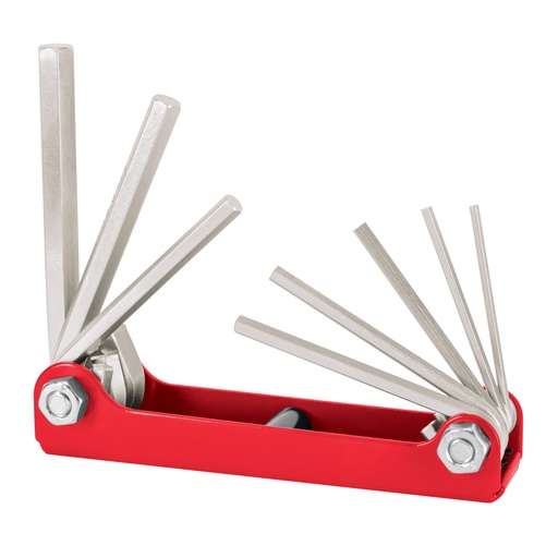 [15556] Juego de 8 llaves hexagonales std, tipo navaja, TRUPER ALL-8P