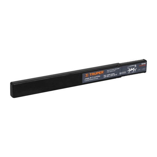 [16548] Caja con 3 cuchillas HSS para cepillo de piso CEP-15X CU-CEP-15X